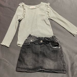 Cat & Jack Toddler Shirt/Skirt Set